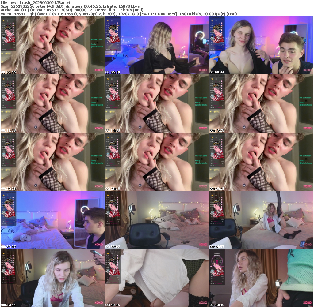 Preview thumb from nevelkrush on 2023-06-30 @ bongacams