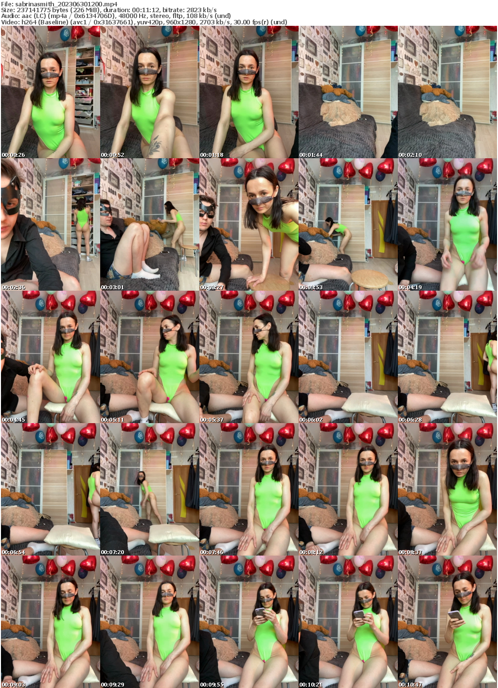 Preview thumb from sabrinasmith on 2023-06-30 @ bongacams