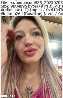 Preview thumb from rostomancom888 on 2023-07-03 @ bongacams