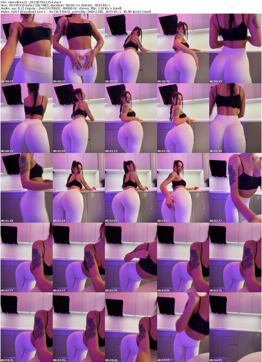 Preview thumb from sweetkira25 on 2023-07-03 @ bongacams