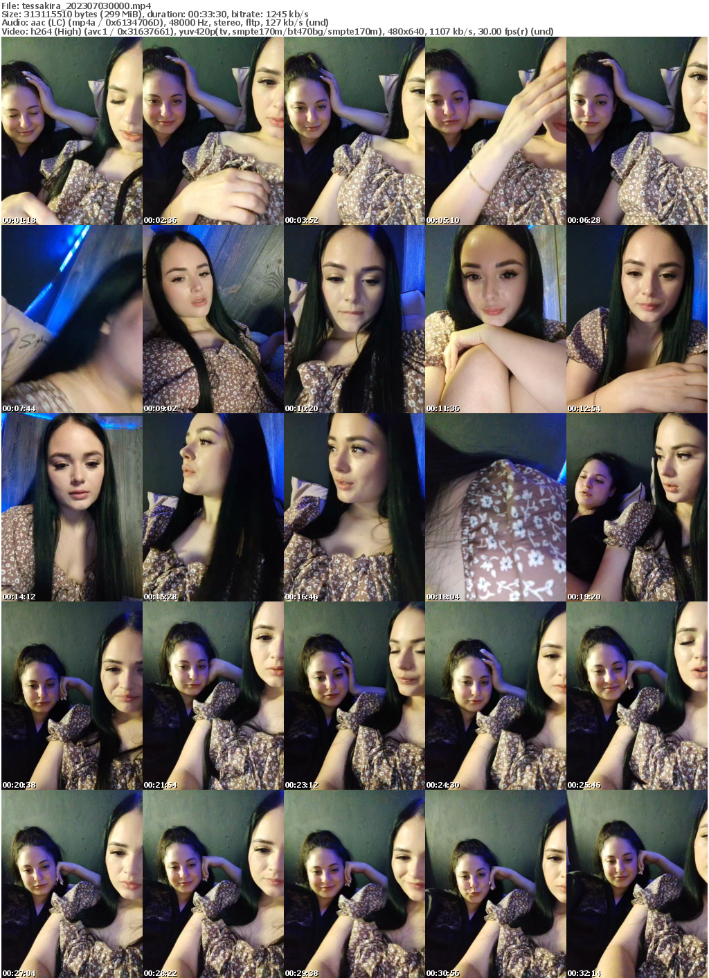 Preview thumb from tessakira on 2023-07-03 @ bongacams