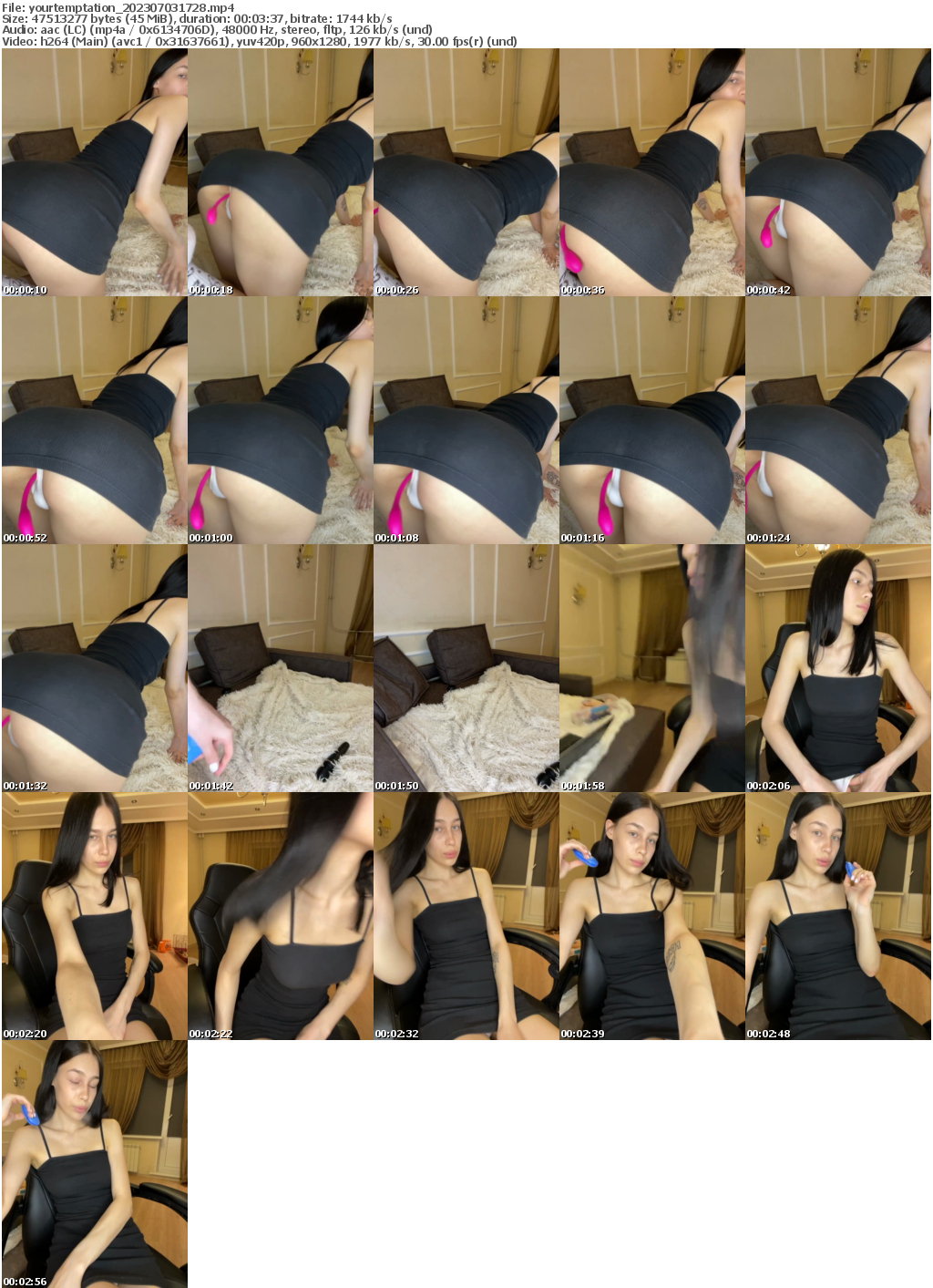 Preview thumb from yourtemptation on 2023-07-03 @ bongacams