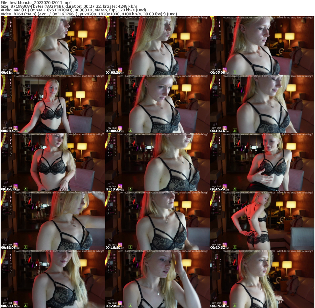 Preview thumb from bestblondie on 2023-07-04 @ bongacams