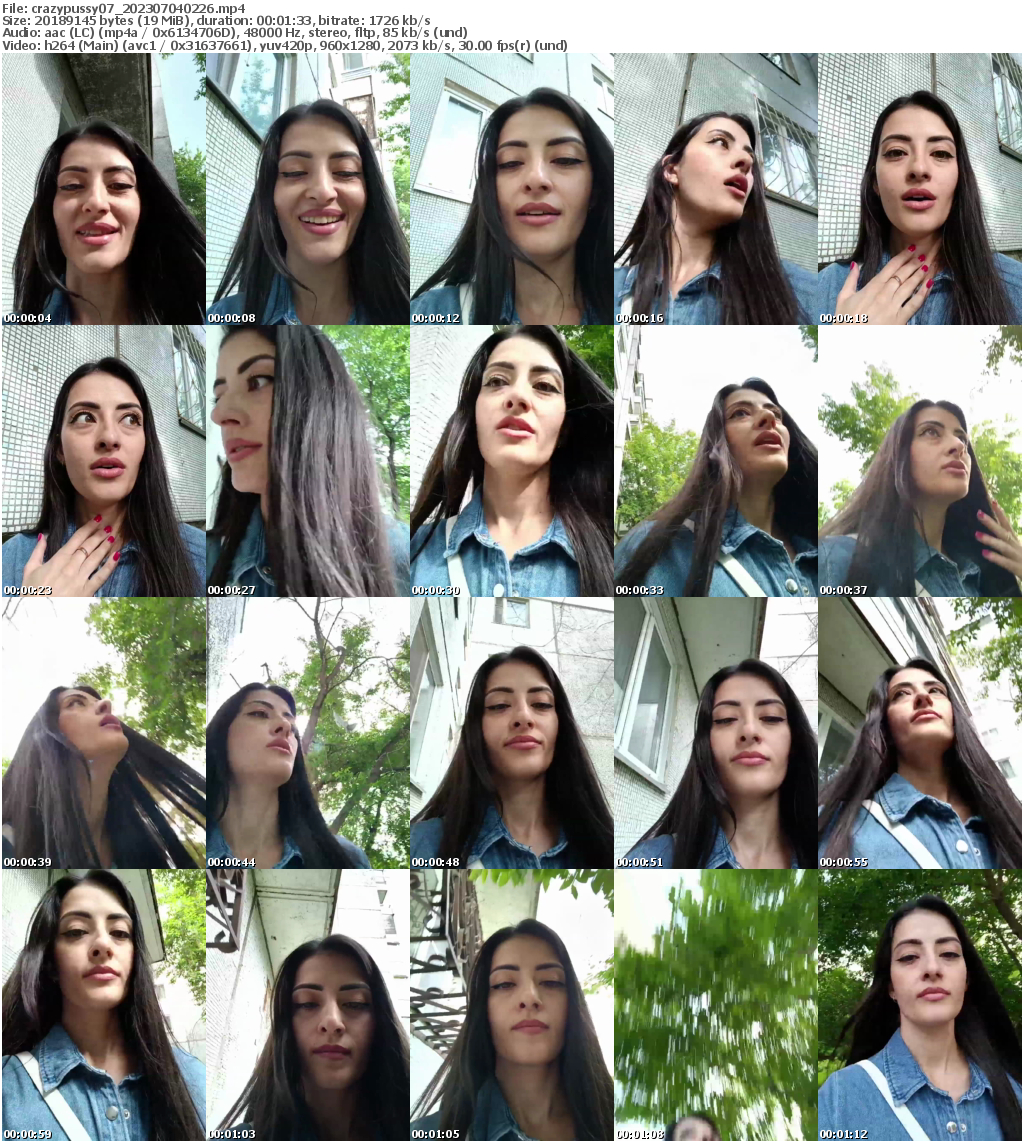 Preview thumb from crazypussy07 on 2023-07-04 @ bongacams