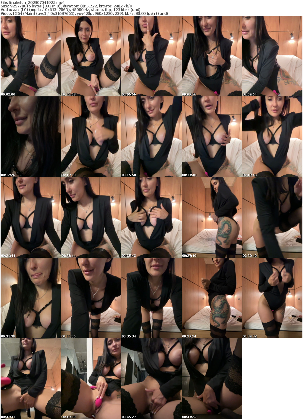 Preview thumb from linahelen on 2023-07-04 @ bongacams