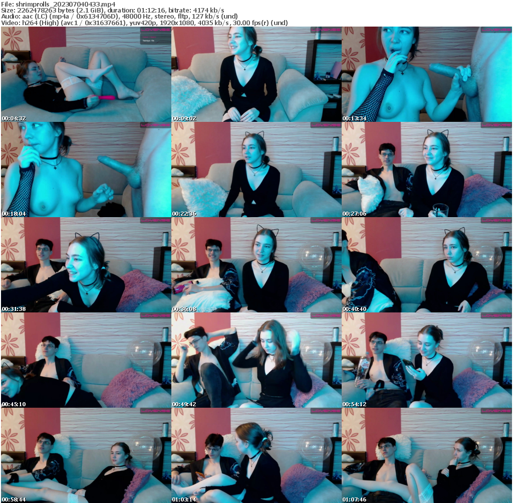 Preview thumb from shrimprolls on 2023-07-04 @ bongacams
