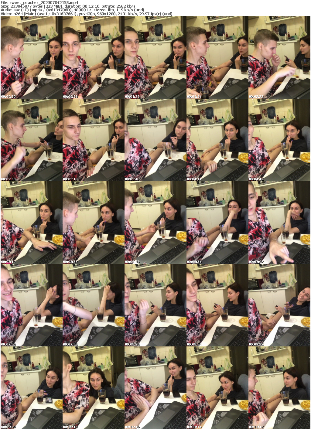 Preview thumb from sweet_peaches on 2023-07-04 @ bongacams