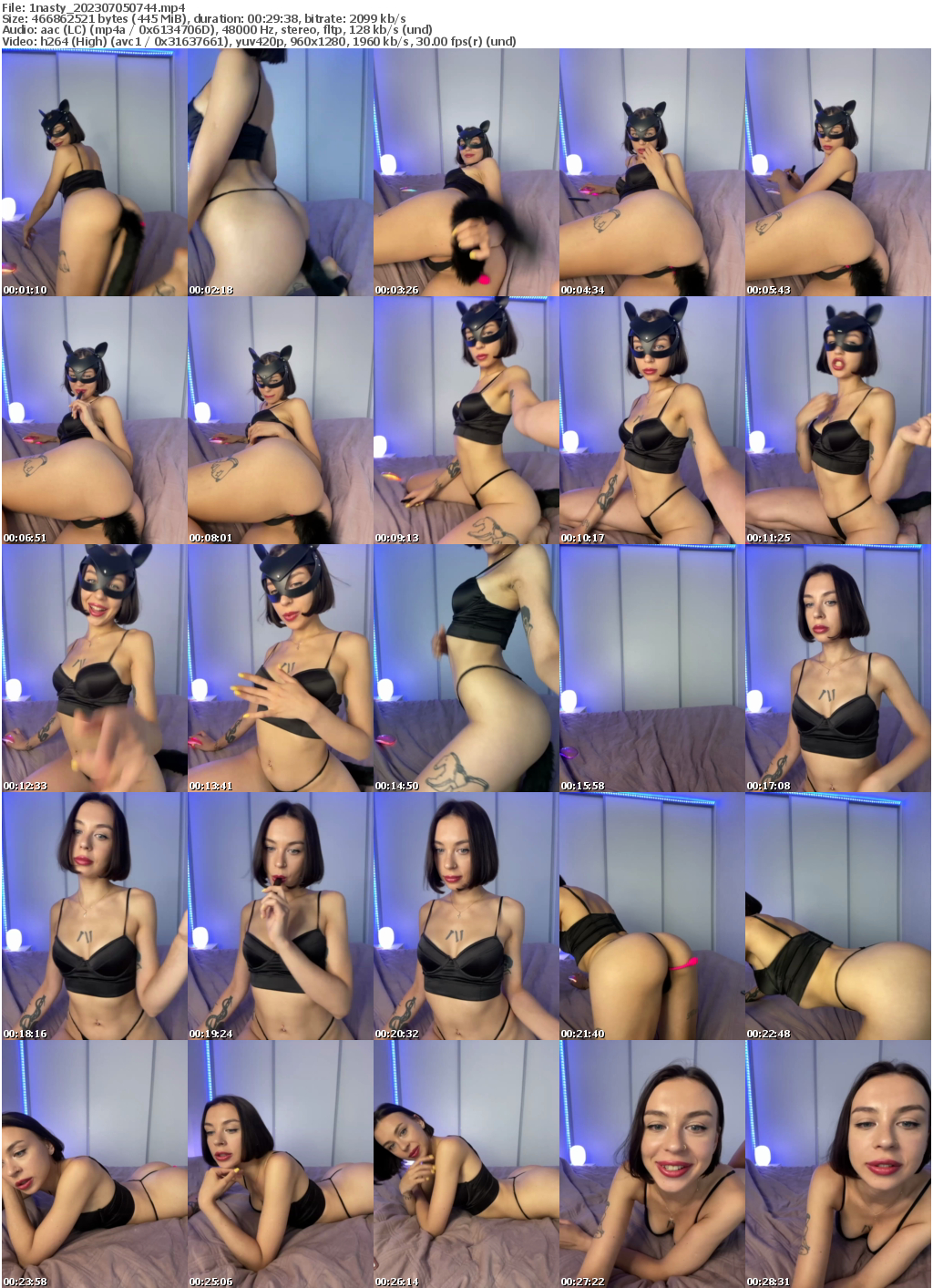 Preview thumb from 1nasty on 2023-07-05 @ bongacams