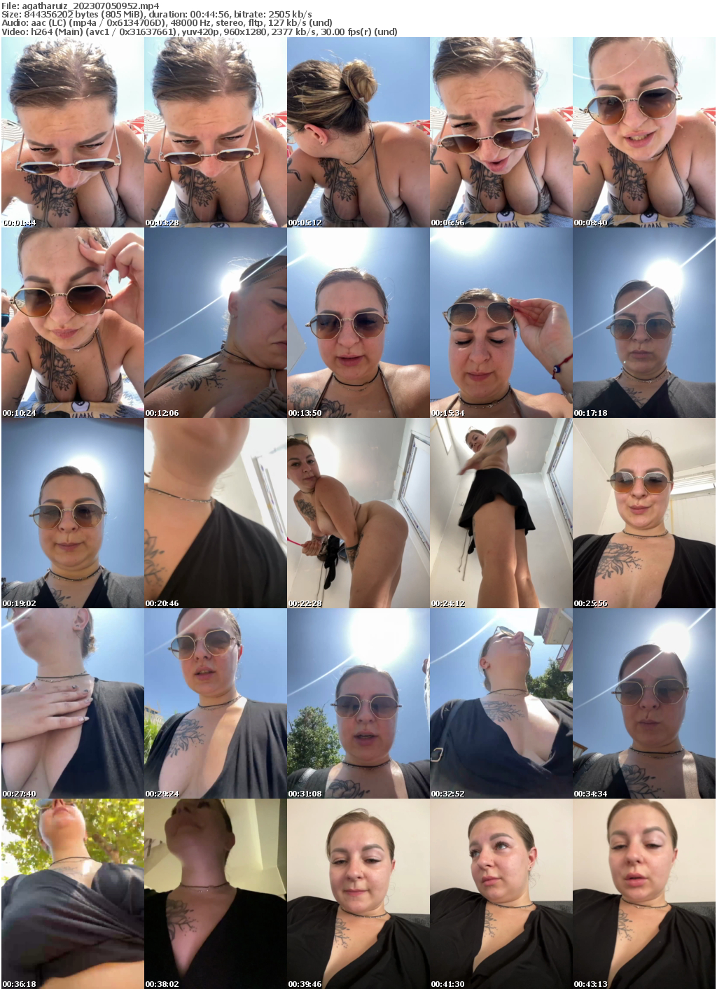 Preview thumb from agatharuiz on 2023-07-05 @ bongacams