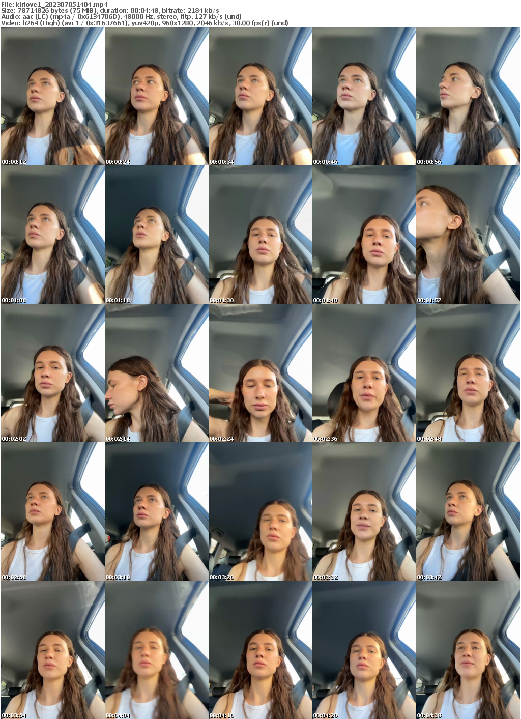 Preview thumb from kirlove1 on 2023-07-05 @ bongacams