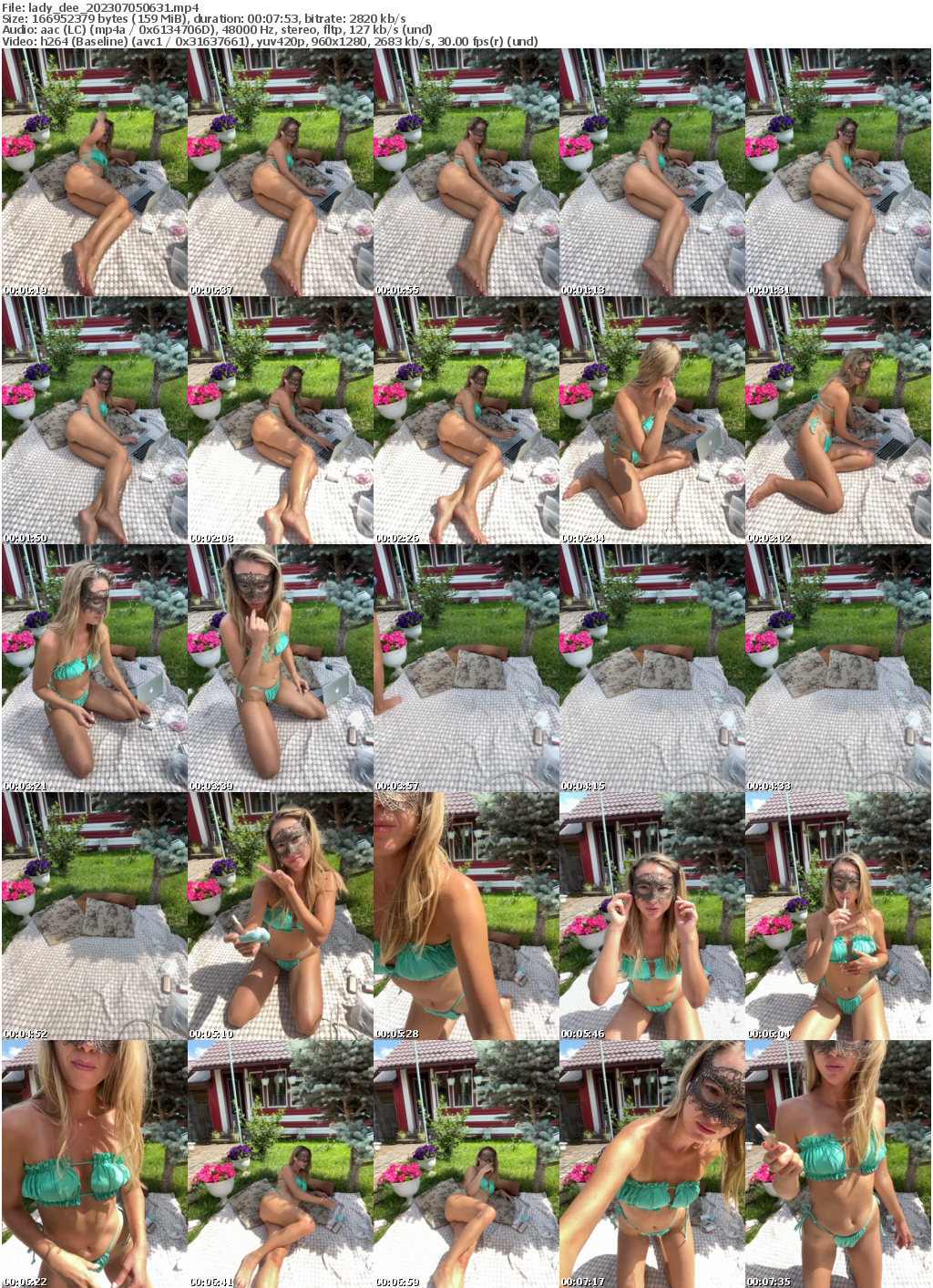 Preview thumb from lady_dee on 2023-07-05 @ bongacams