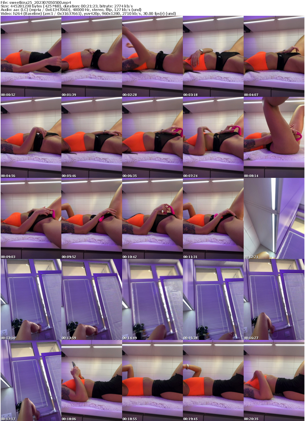 Preview thumb from sweetkira25 on 2023-07-05 @ bongacams