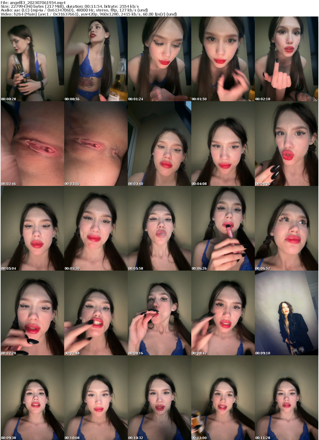 Preview thumb from angelll3 on 2023-07-06 @ bongacams