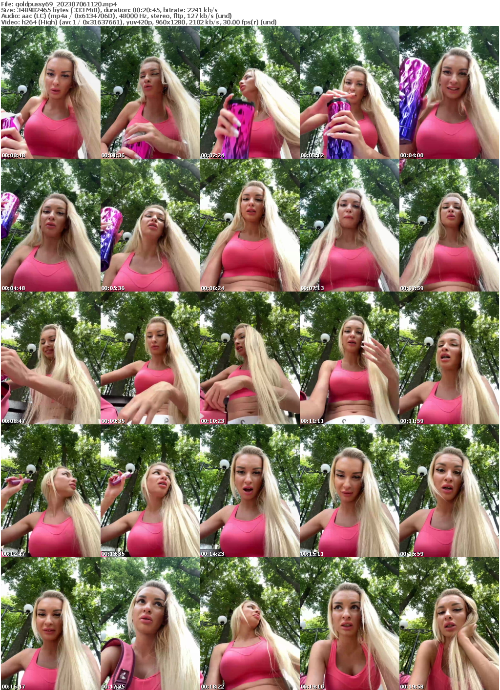 Preview thumb from goldpussy69 on 2023-07-06 @ bongacams