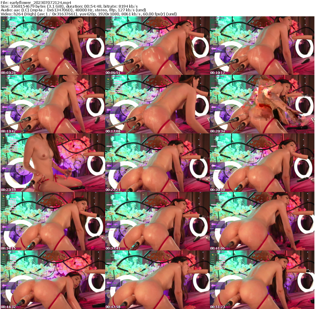 Preview thumb from earlyflower on 2023-07-07 @ bongacams