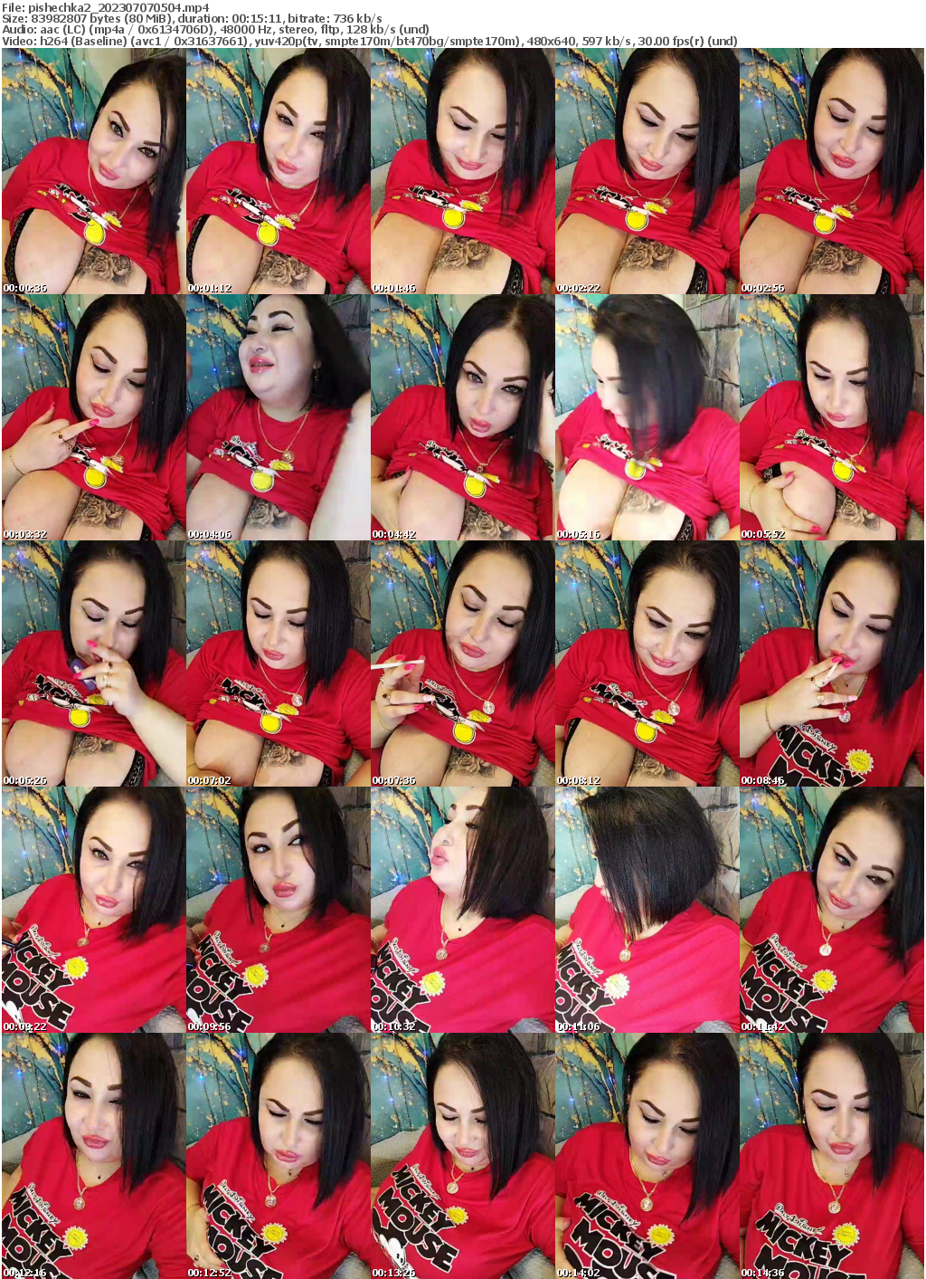 Preview thumb from pishechka2 on 2023-07-07 @ bongacams