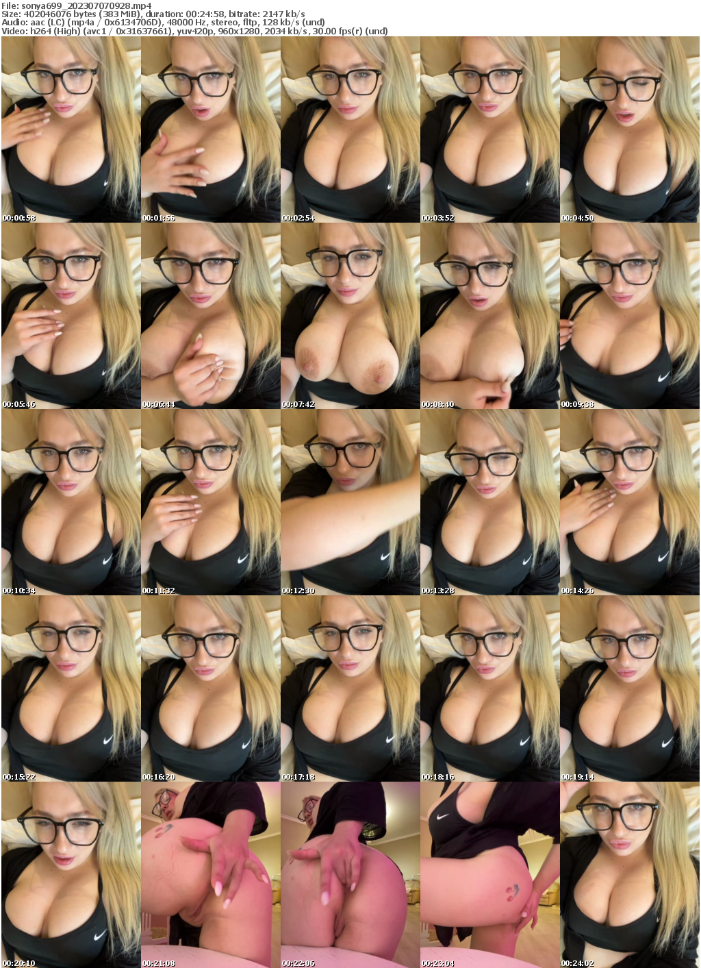 Preview thumb from sonya699 on 2023-07-07 @ bongacams