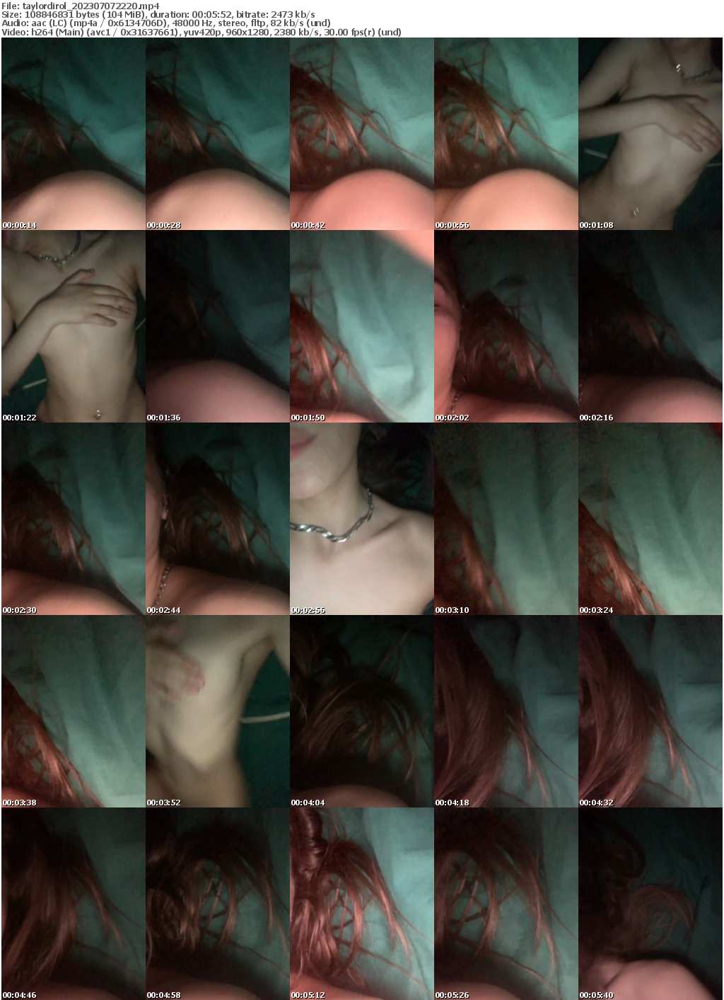 Preview thumb from taylordirol on 2023-07-07 @ bongacams