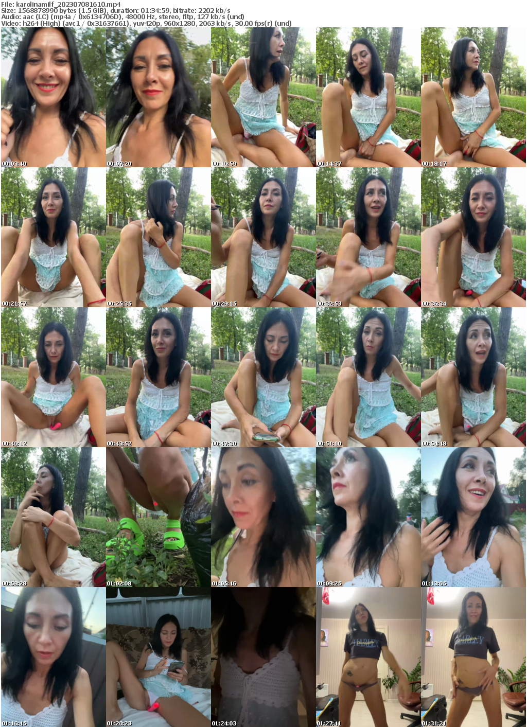 Preview thumb from karolinamilf on 2023-07-08 @ bongacams