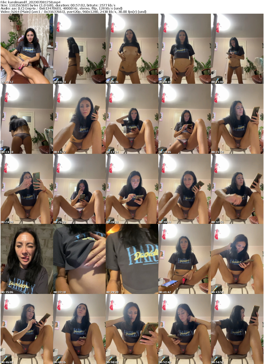 Preview thumb from karolinamilf on 2023-07-08 @ bongacams