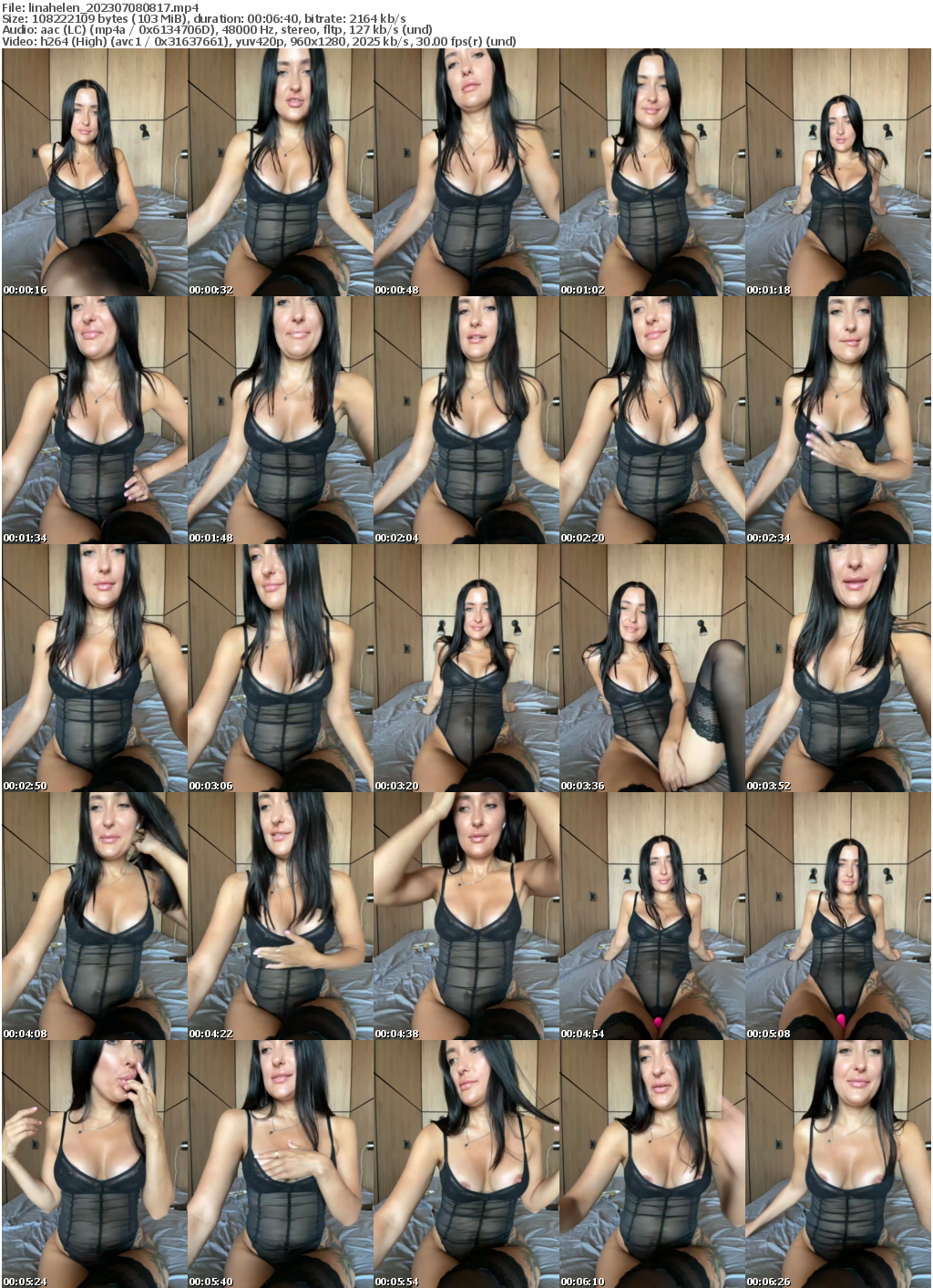 Preview thumb from linahelen on 2023-07-08 @ bongacams