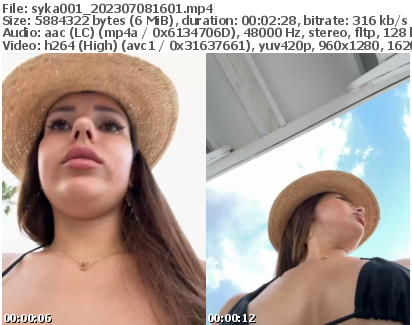 Preview thumb from syka001 on 2023-07-08 @ bongacams