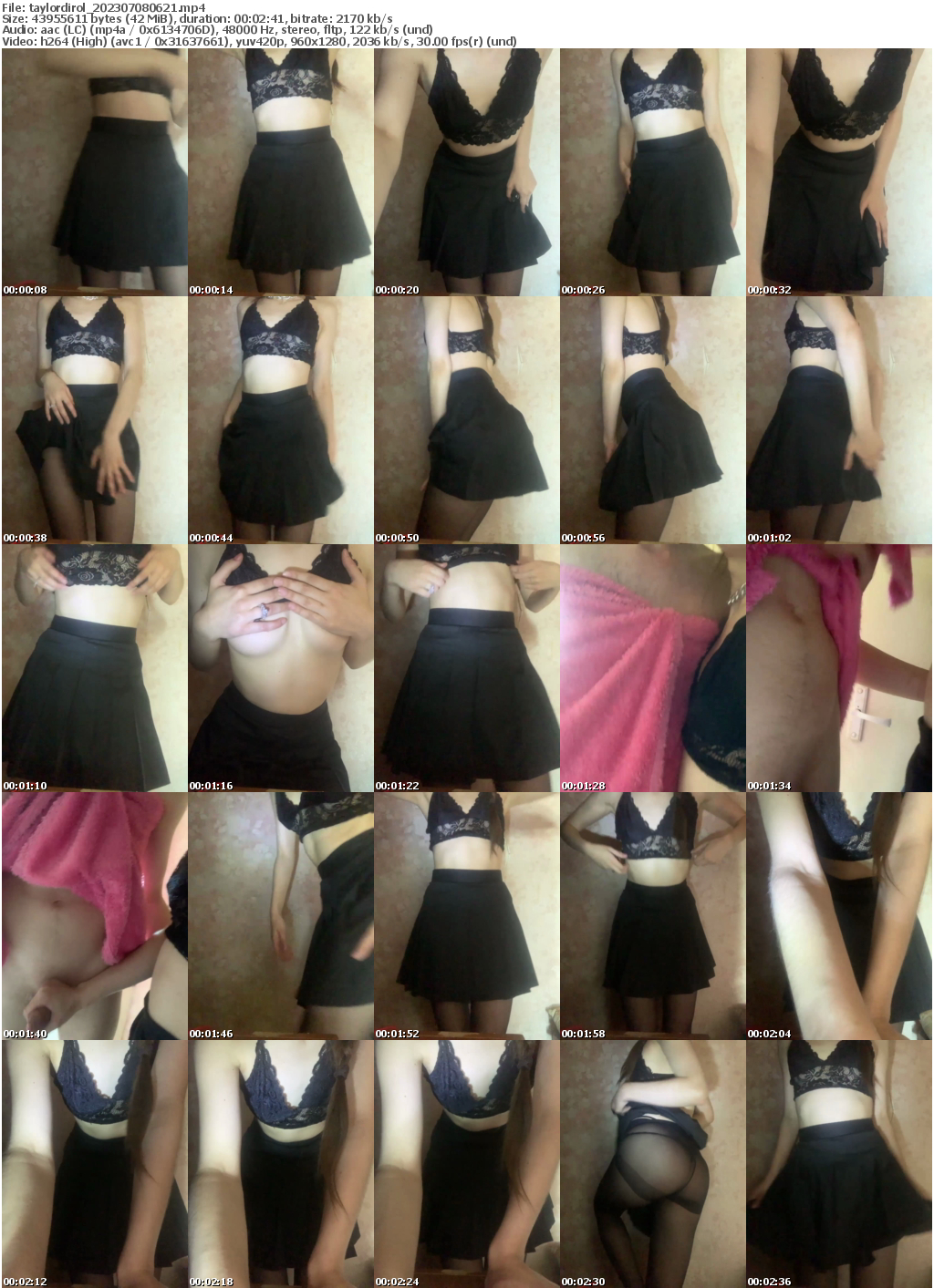 Preview thumb from taylordirol on 2023-07-08 @ bongacams