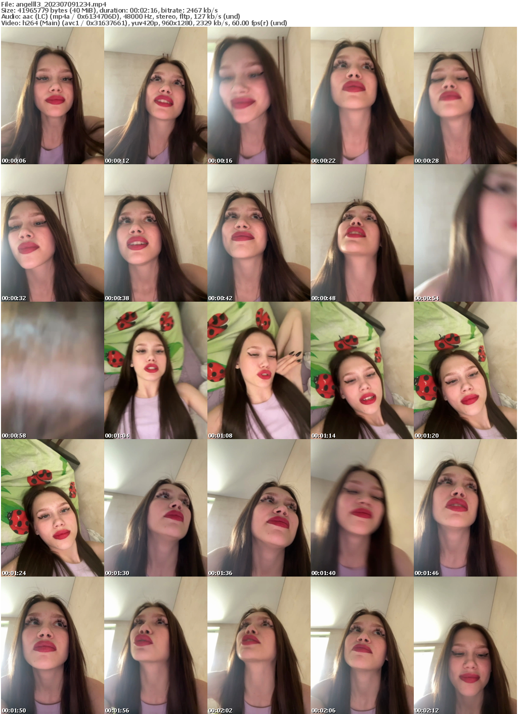 Preview thumb from angelll3 on 2023-07-09 @ bongacams