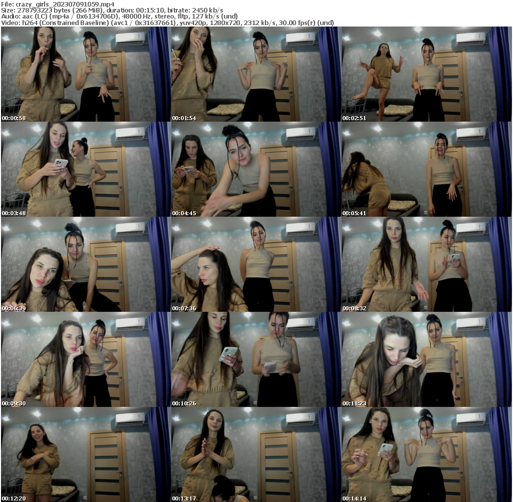 Preview thumb from crazy_girls on 2023-07-09 @ bongacams