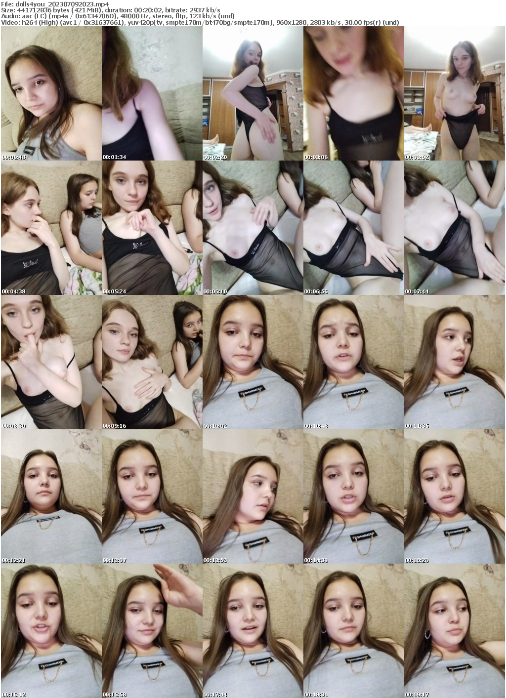 Preview thumb from dolls4you on 2023-07-09 @ bongacams