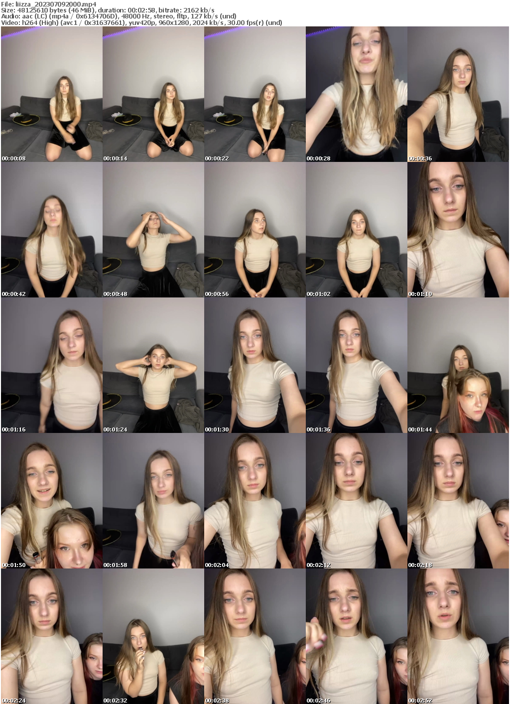 Preview thumb from liizza on 2023-07-09 @ bongacams