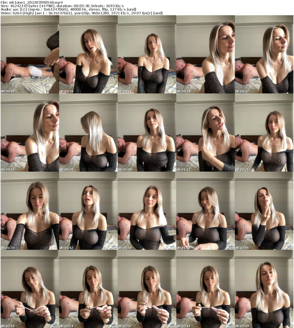 Preview thumb from vik1one1 on 2023-07-09 @ bongacams