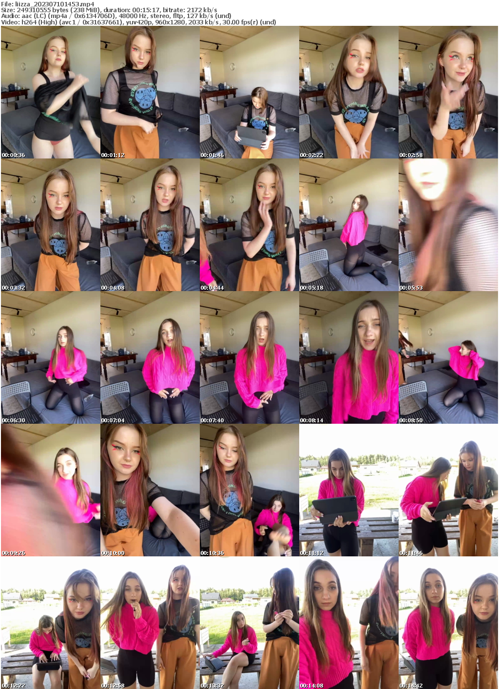 Preview thumb from liizza on 2023-07-10 @ bongacams