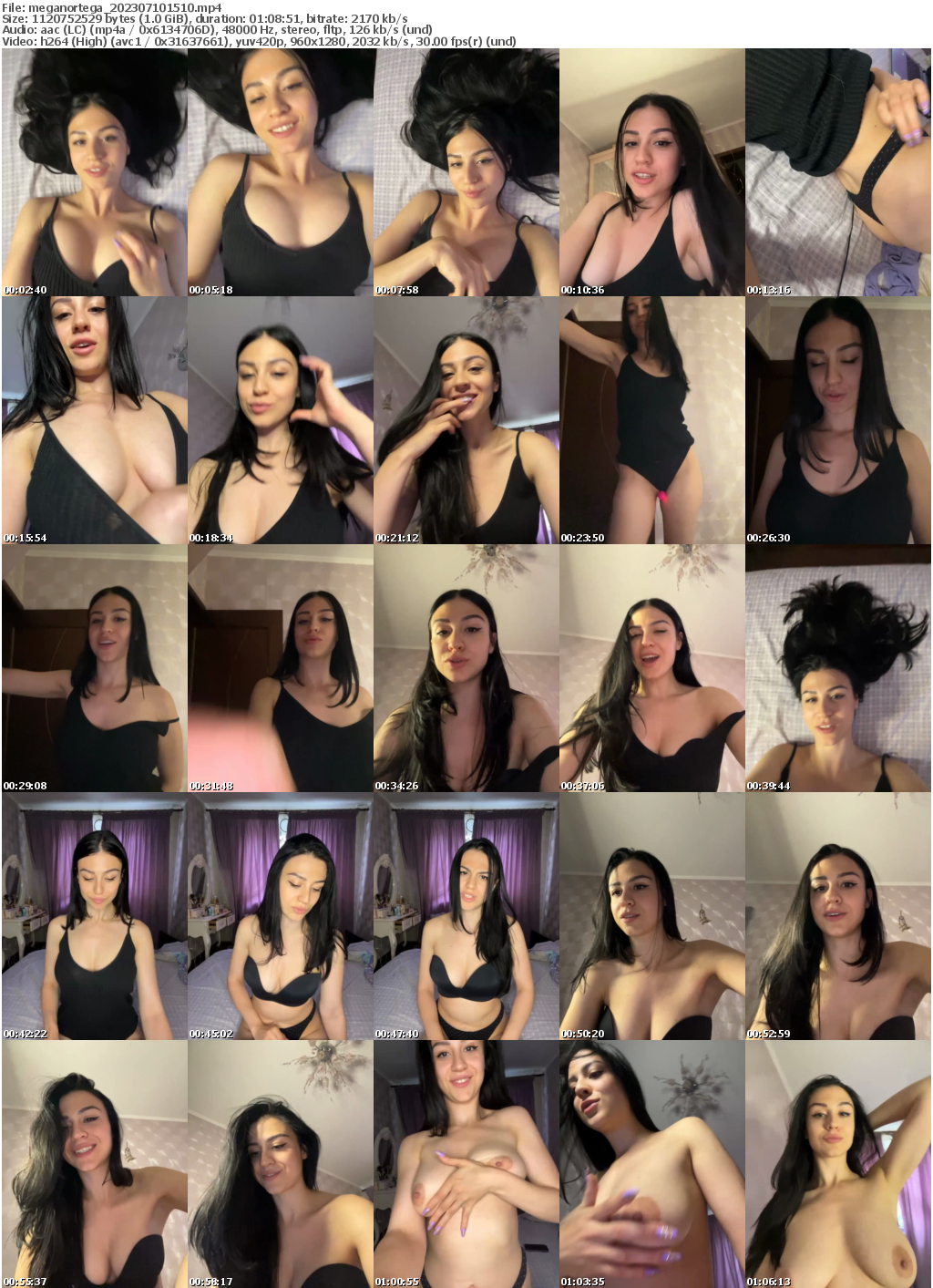 Preview thumb from meganortega on 2023-07-10 @ bongacams