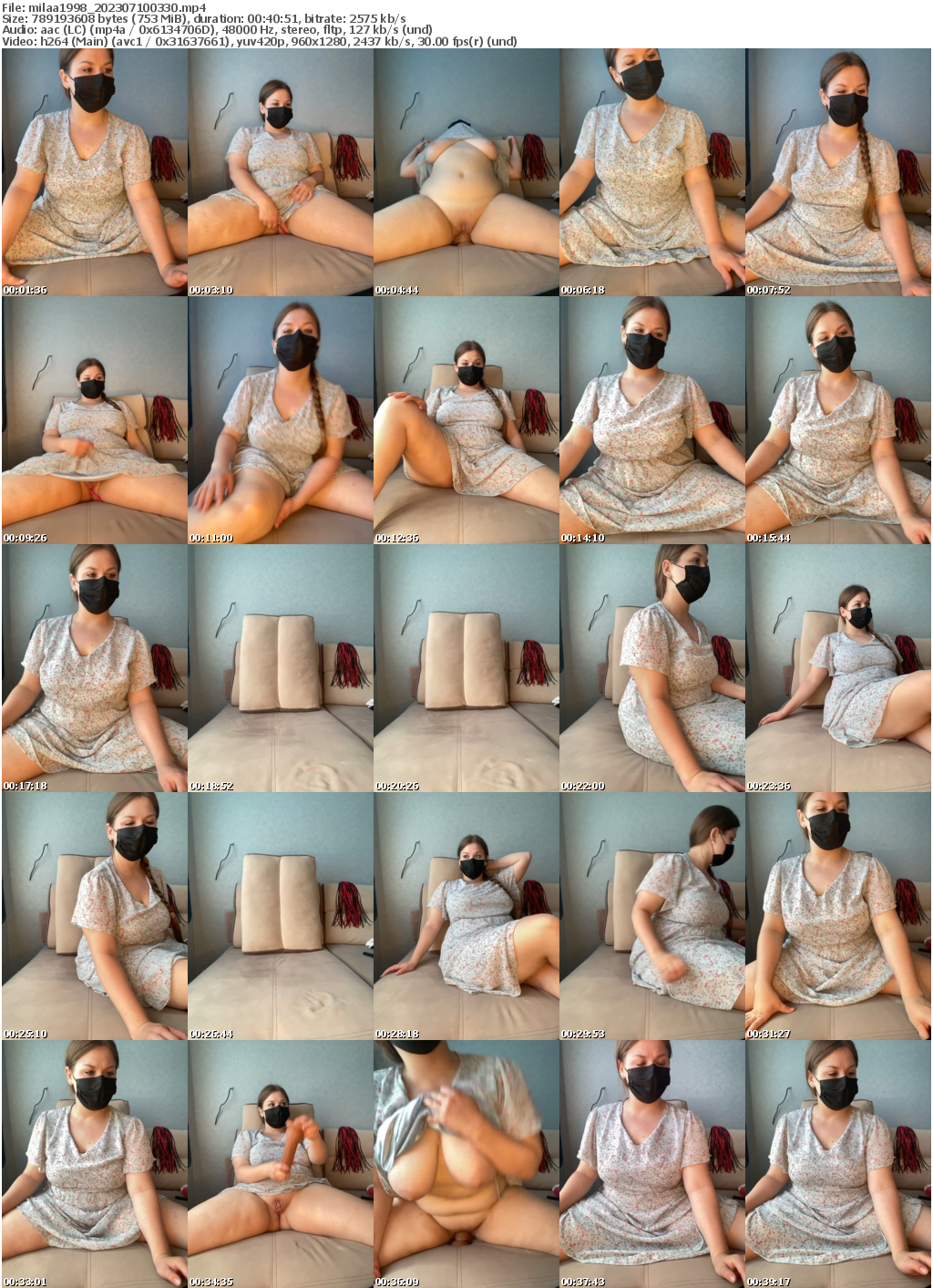 Preview thumb from milaa1998 on 2023-07-10 @ bongacams