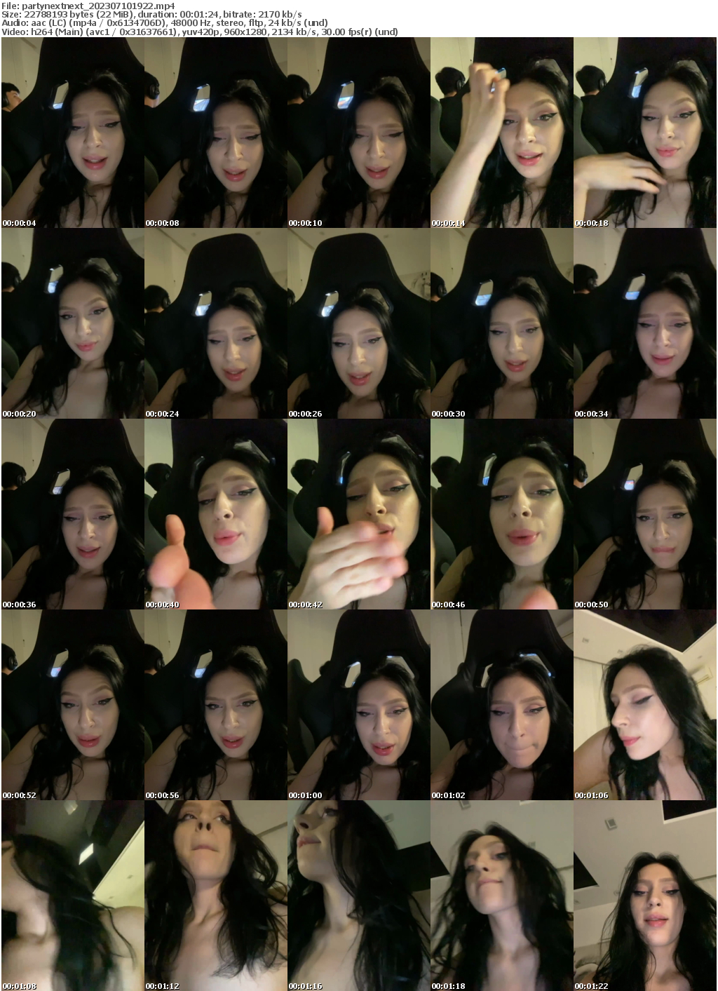 Preview thumb from partynextnext on 2023-07-10 @ bongacams