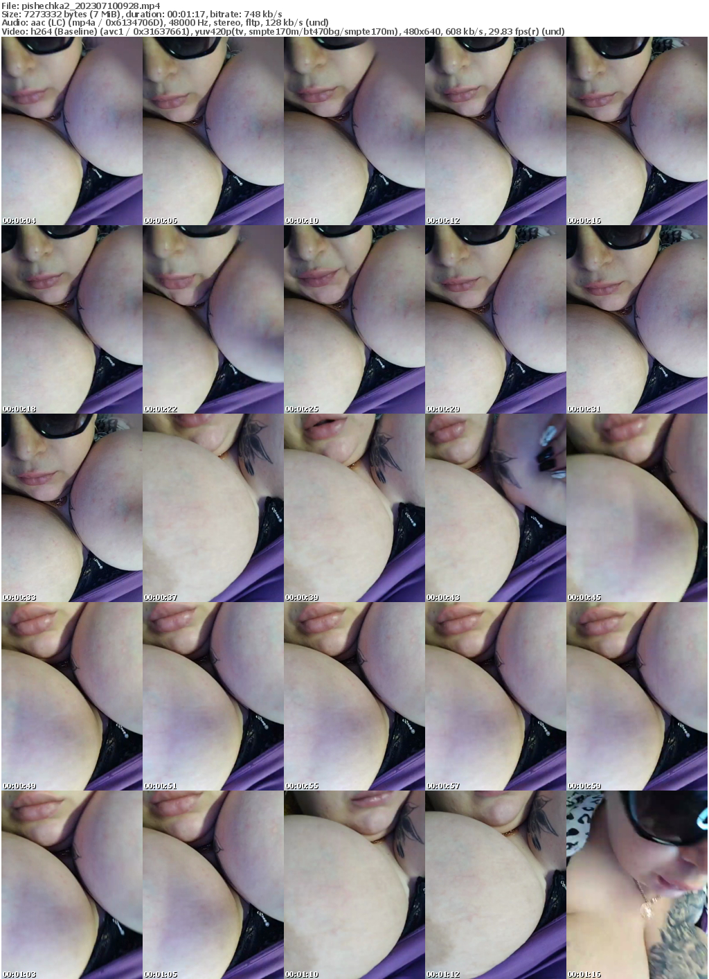 Preview thumb from pishechka2 on 2023-07-10 @ bongacams