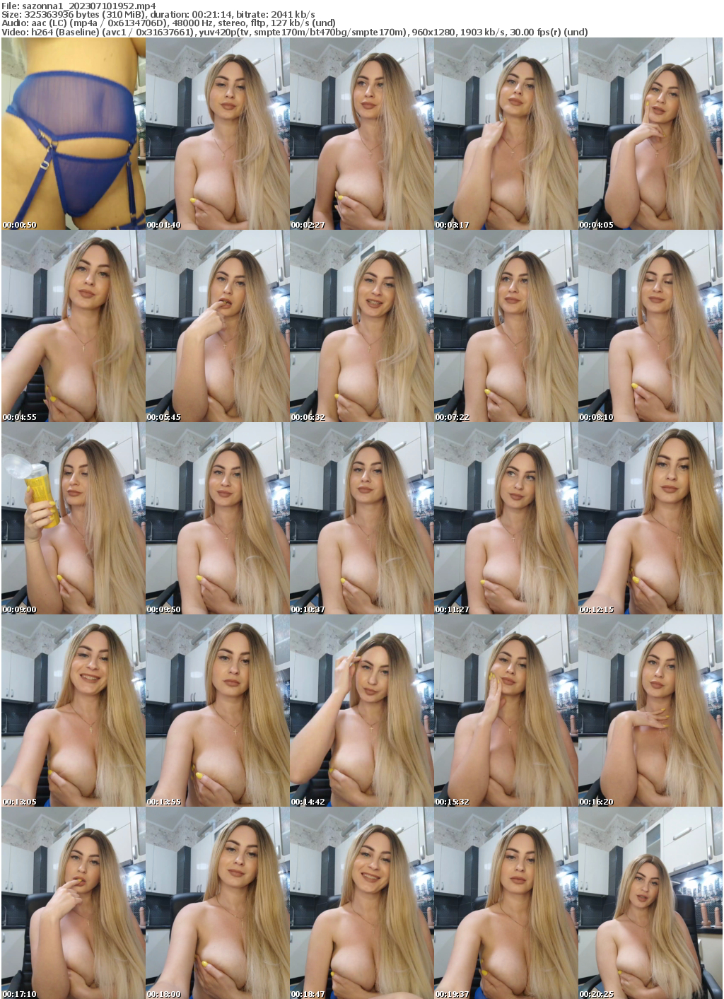 Preview thumb from sazonna1 on 2023-07-10 @ bongacams