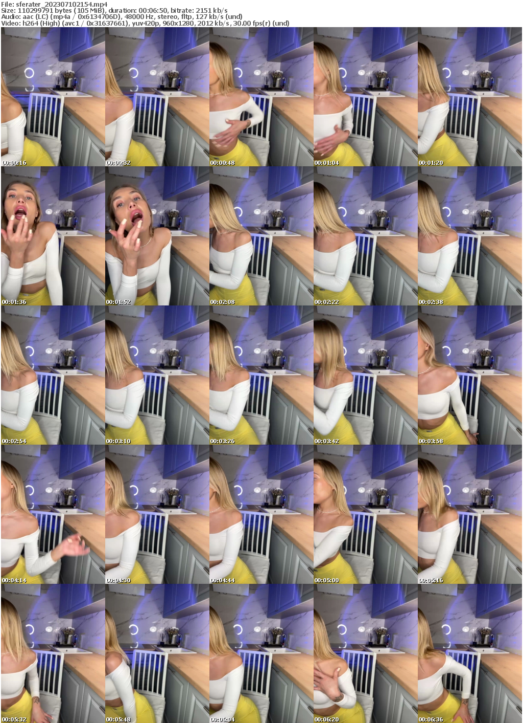 Preview thumb from sferater on 2023-07-10 @ bongacams