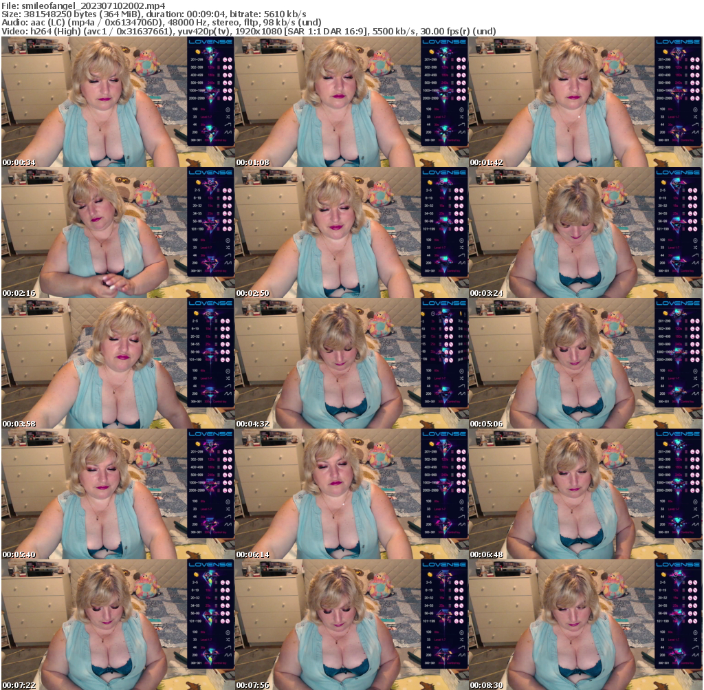 Preview thumb from smileofangel on 2023-07-10 @ bongacams