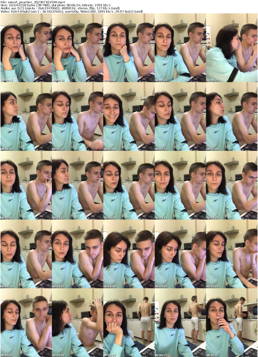 Preview thumb from sweet_peaches on 2023-07-10 @ bongacams