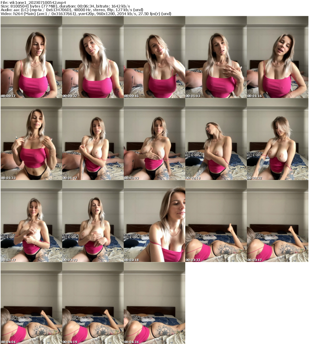 Preview thumb from vik1one1 on 2023-07-10 @ bongacams