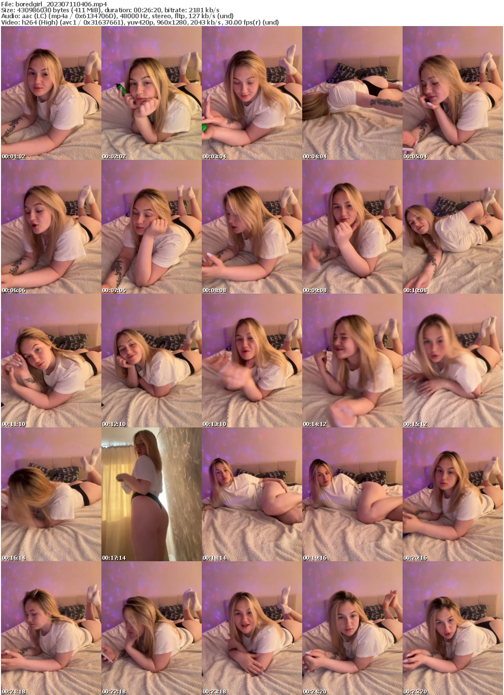 Preview thumb from boredgirl on 2023-07-11 @ bongacams