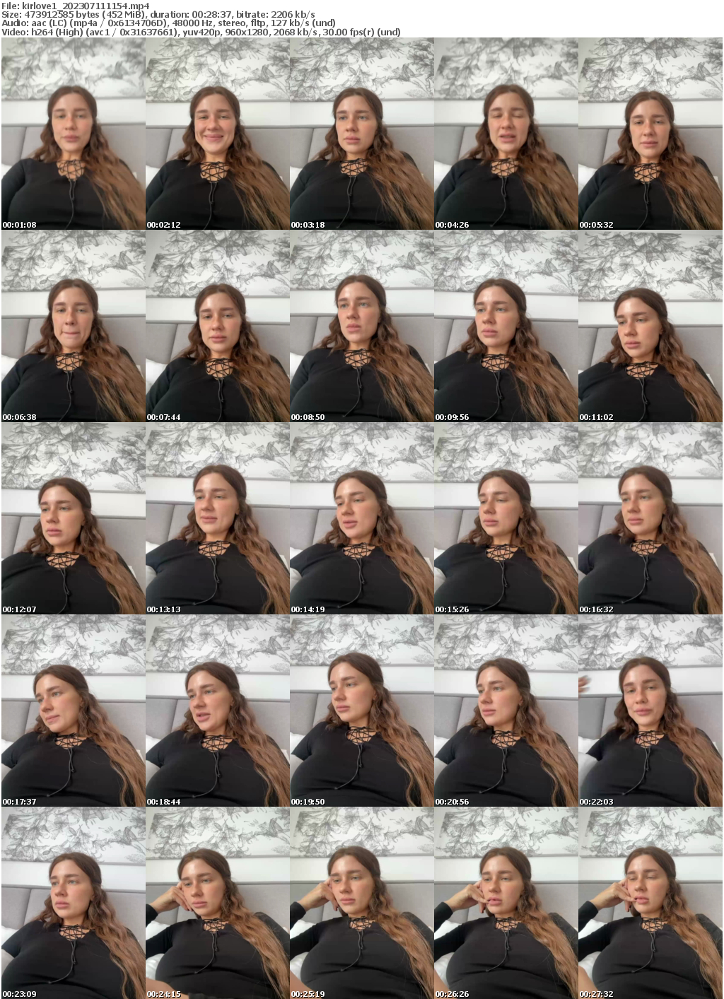 Preview thumb from kirlove1 on 2023-07-11 @ bongacams