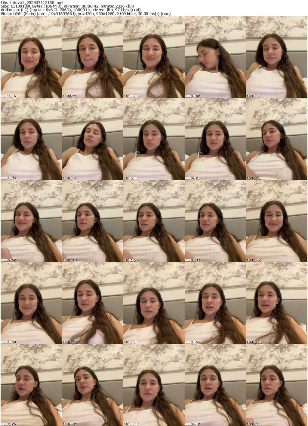 Preview thumb from kirlove1 on 2023-07-11 @ bongacams