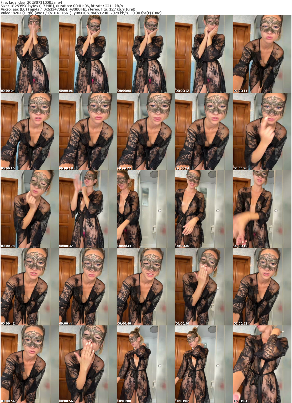 Preview thumb from lady_dee on 2023-07-11 @ bongacams