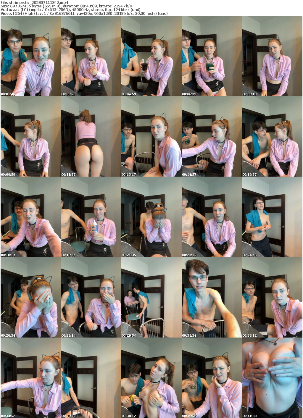 Preview thumb from shrimprolls on 2023-07-11 @ bongacams