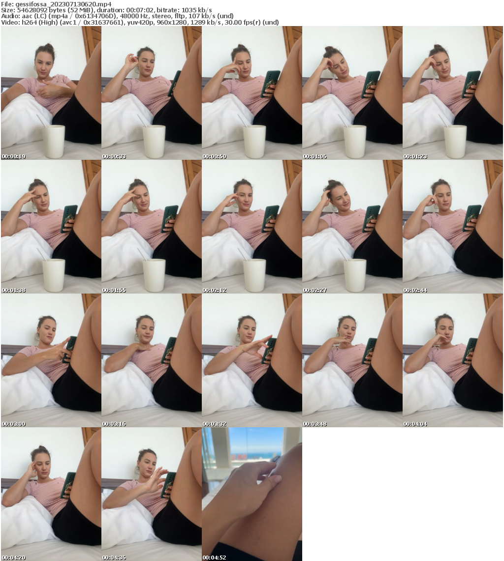 Preview thumb from gessifossa on 2023-07-13 @ bongacams