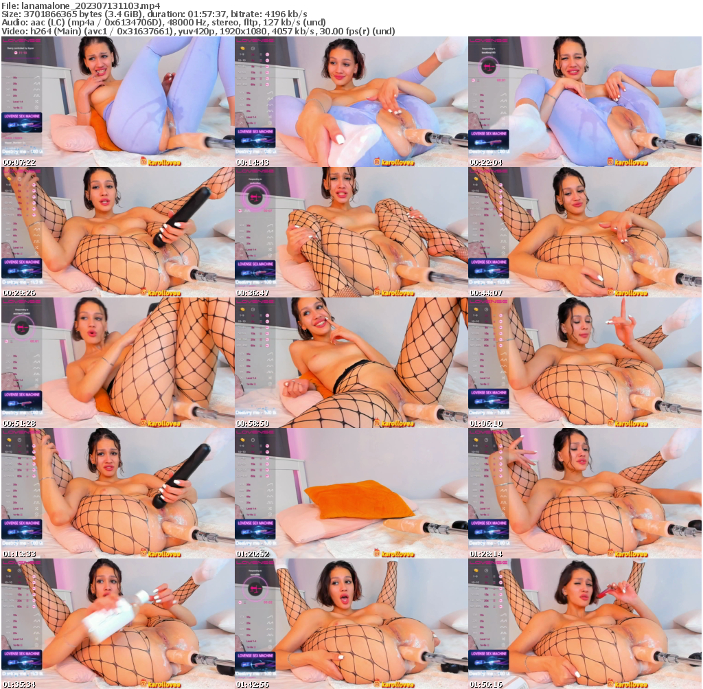Preview thumb from lanamalone on 2023-07-13 @ bongacams