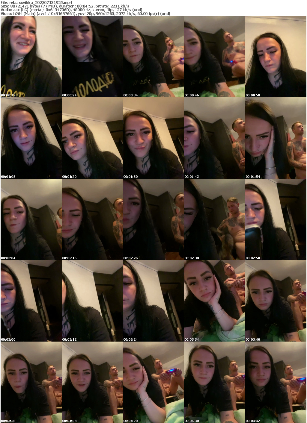 Preview thumb from relaaxxvikka on 2023-07-13 @ bongacams